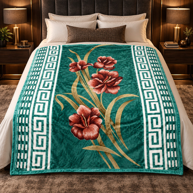 Floral Throw Blanket
