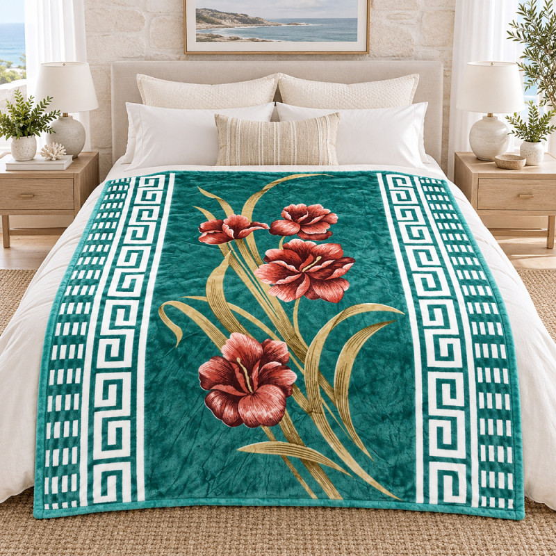 Floral Throw Blanket
