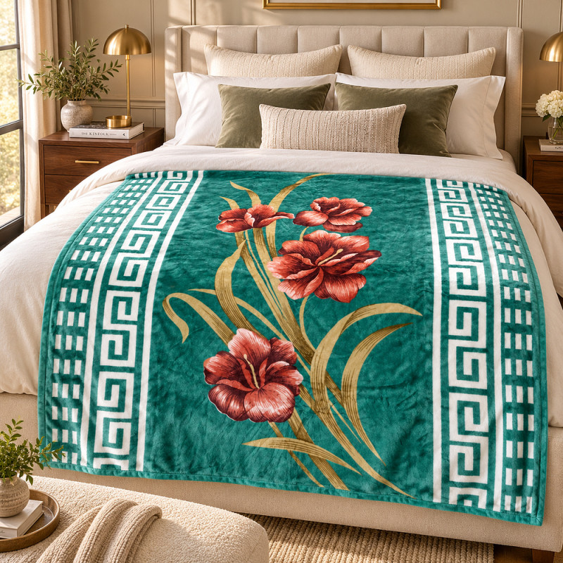 Floral Throw Blanket
