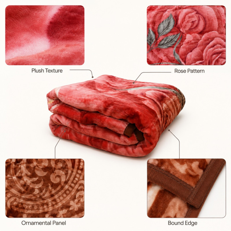 Floral Throw Blanket