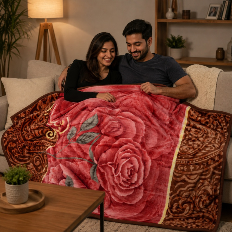 Floral Throw Blanket