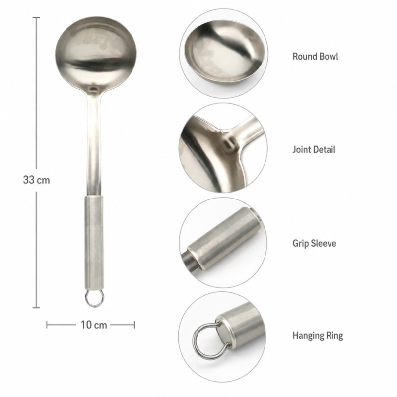 SS Skimmer Spoon – Stainless Steel