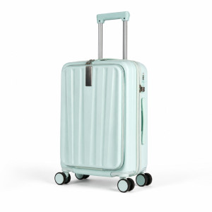 Fashion 20" Aqua Trolley - PVC Suitcase