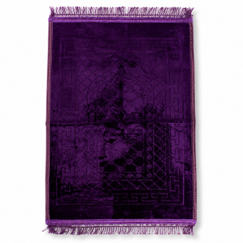 Premium Floor Rug/Carpet – Dark Violet Purple Non-Slip Design (115 x 70 cm)