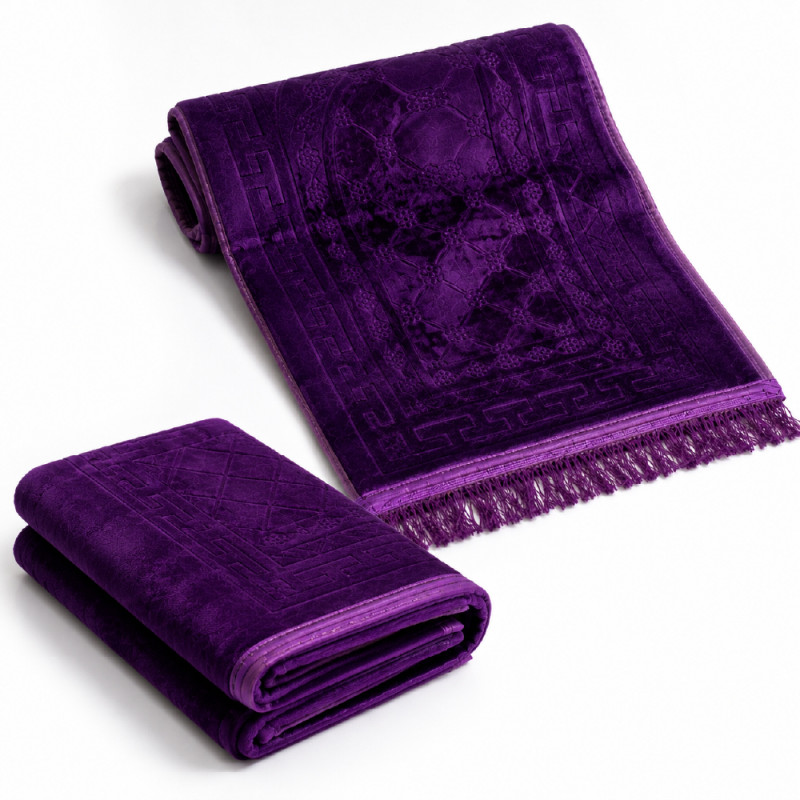 Premium Floor Rug/Carpet – Dark Violet Purple Non-Slip Design (115 x 70 cm)
