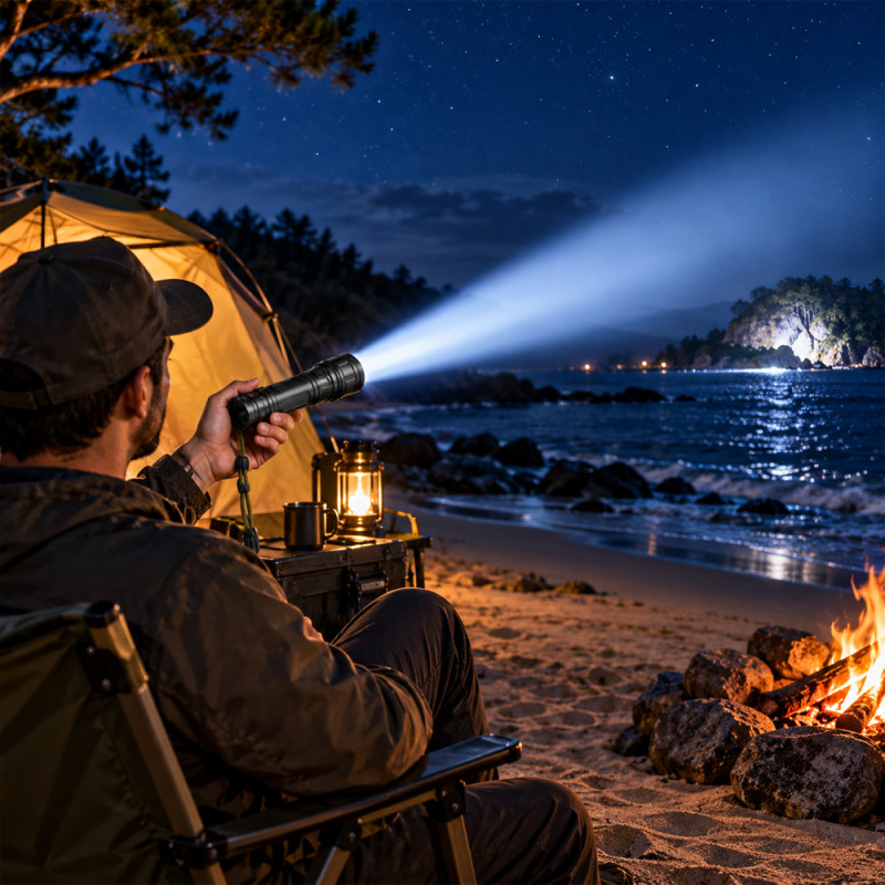 Super Light Rechargeable Flashlight
