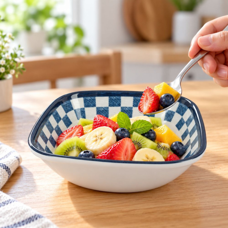Checkerboard Bowl