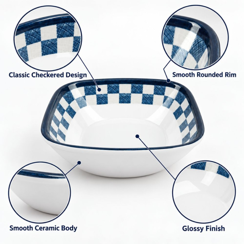 Checkerboard Bowl