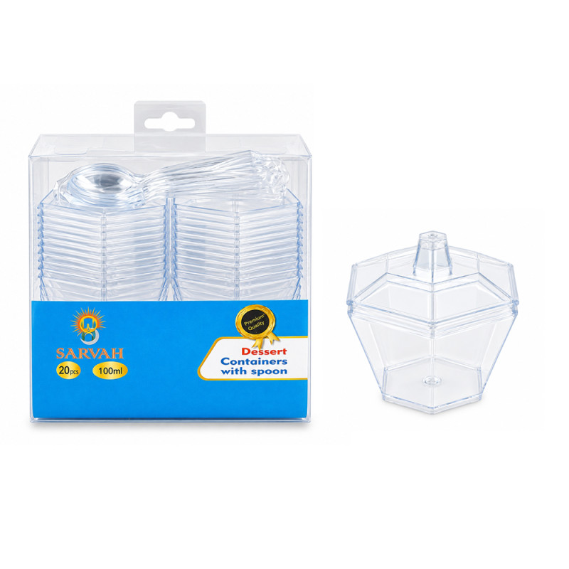 Dessert Containers with Spoon