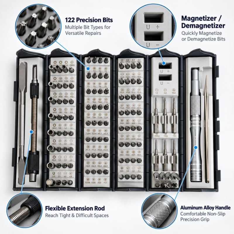 128-in-1 Screwdriver Set