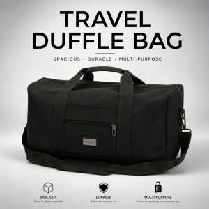 Men’s Executive Travel Duffel – Stealth Black (60cm)