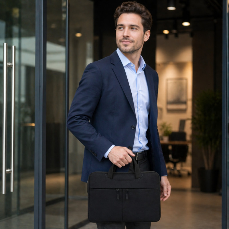 Urban Elite Slim Laptop Sleeve – Stealth Black (30cm)