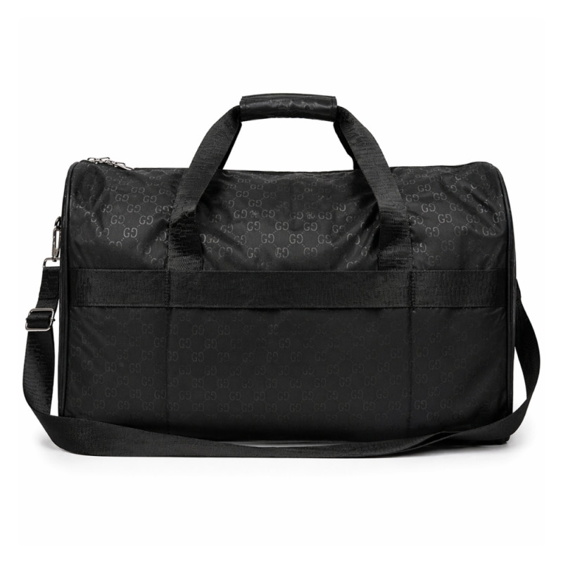 Luxury Nylon Travel Duffel – Stealth Black (54cm)
