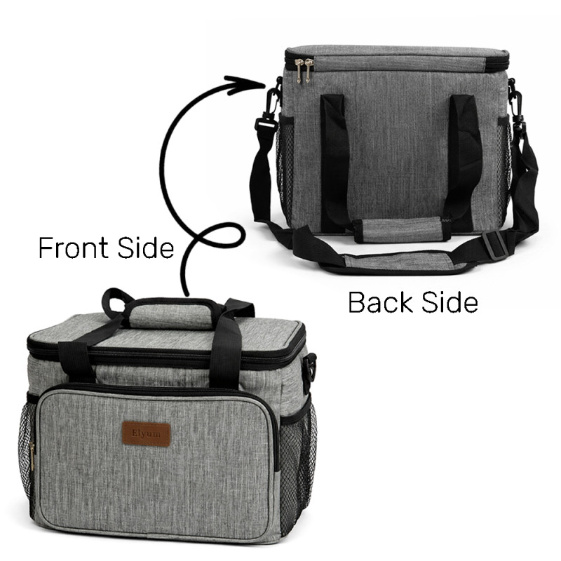 Premium Insulated Thermal Lunch Bag Large Capacity 
