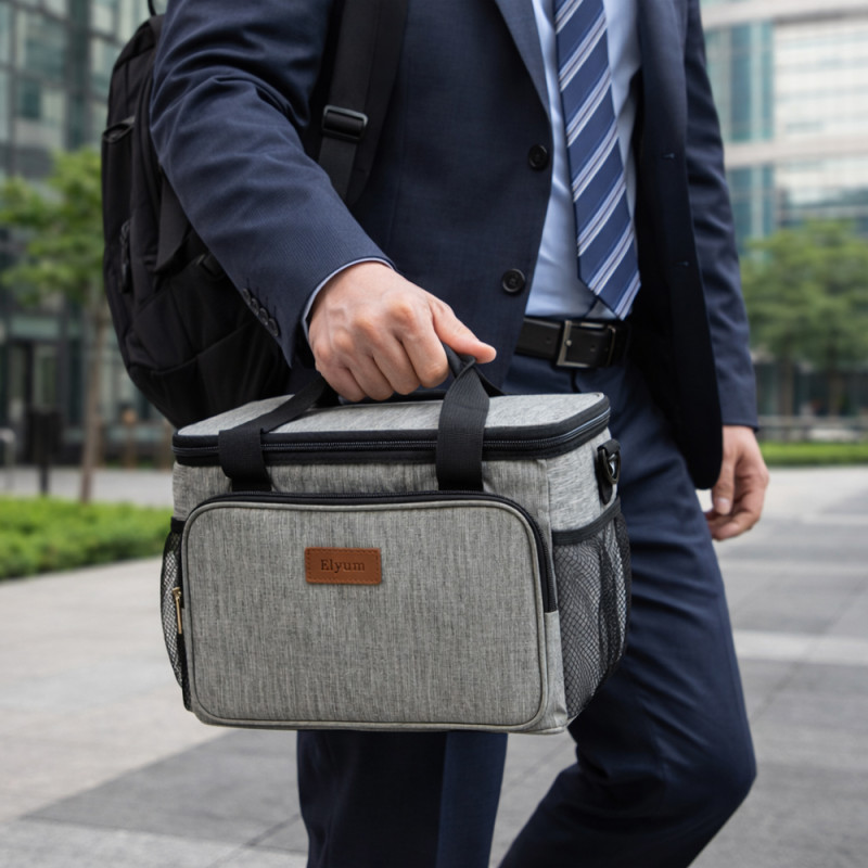 Premium Insulated Thermal Lunch Bag Large Capacity 
