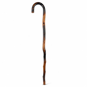 Professional Handmade Black & Brown Wooden Walking Cane – Rustic Natural Design (36") Professional Handmade Black & Brown Wooden Walking Cane – Rustic Natural Design (36")