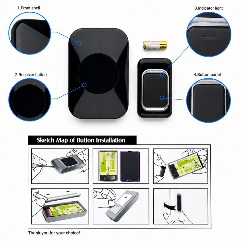 Wireless Digital Doorbell