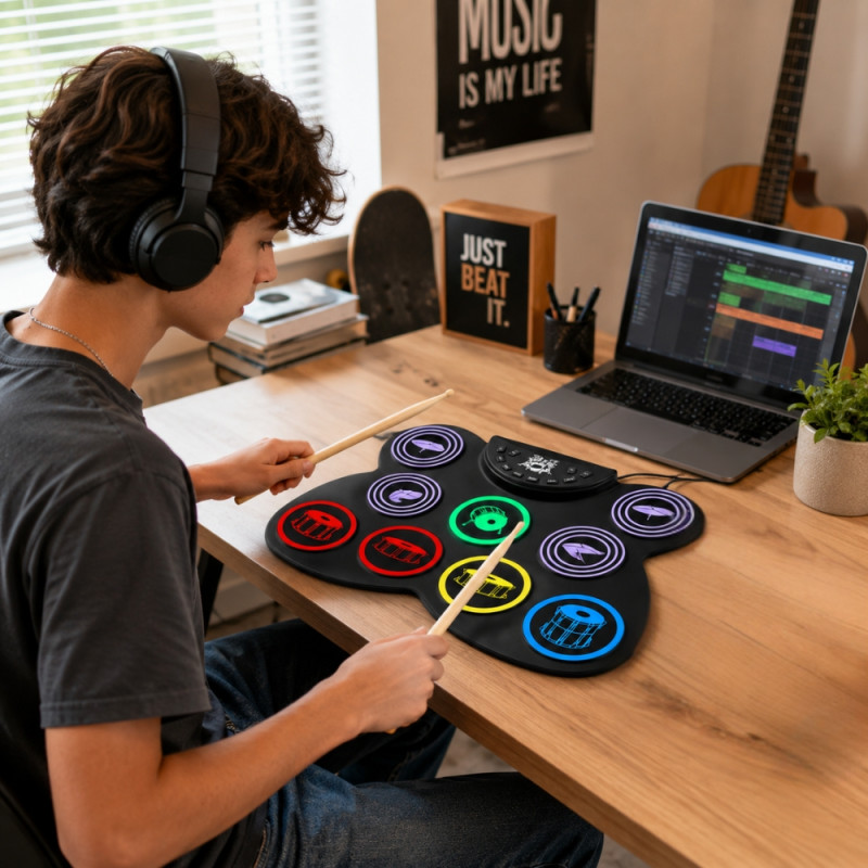 Electronic Drum Pad Kit
