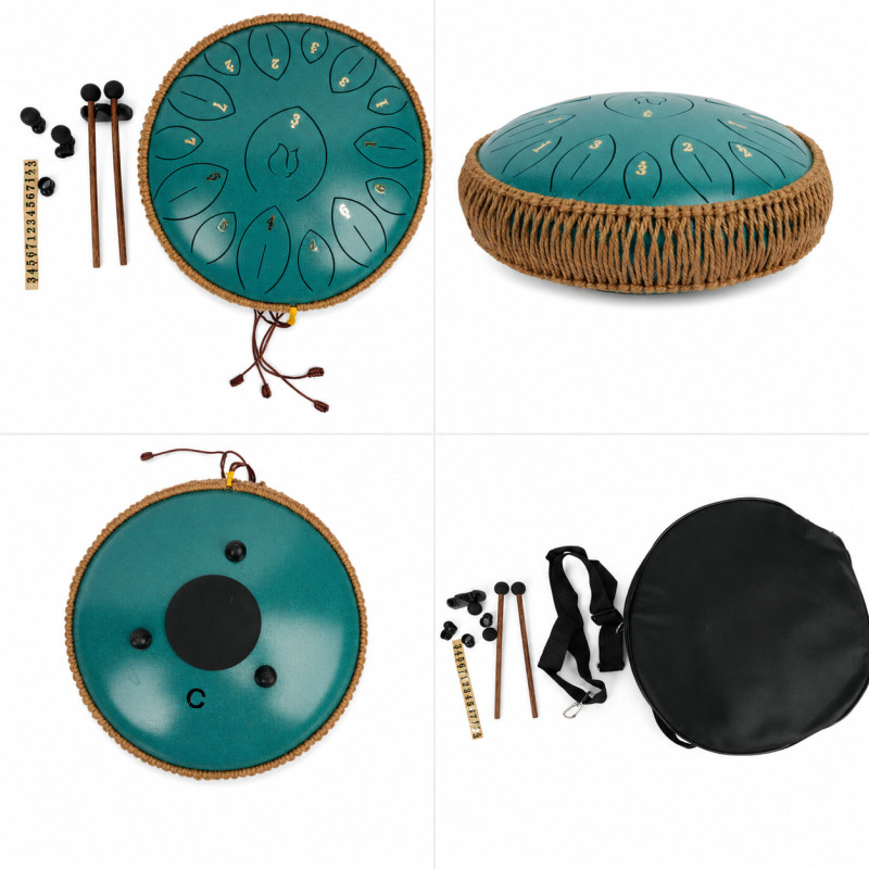 Steel Tongue Drum - 15 Notes