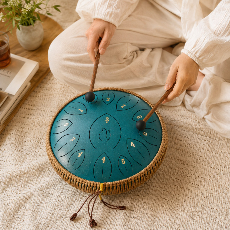 Steel Tongue Drum - 15 Notes