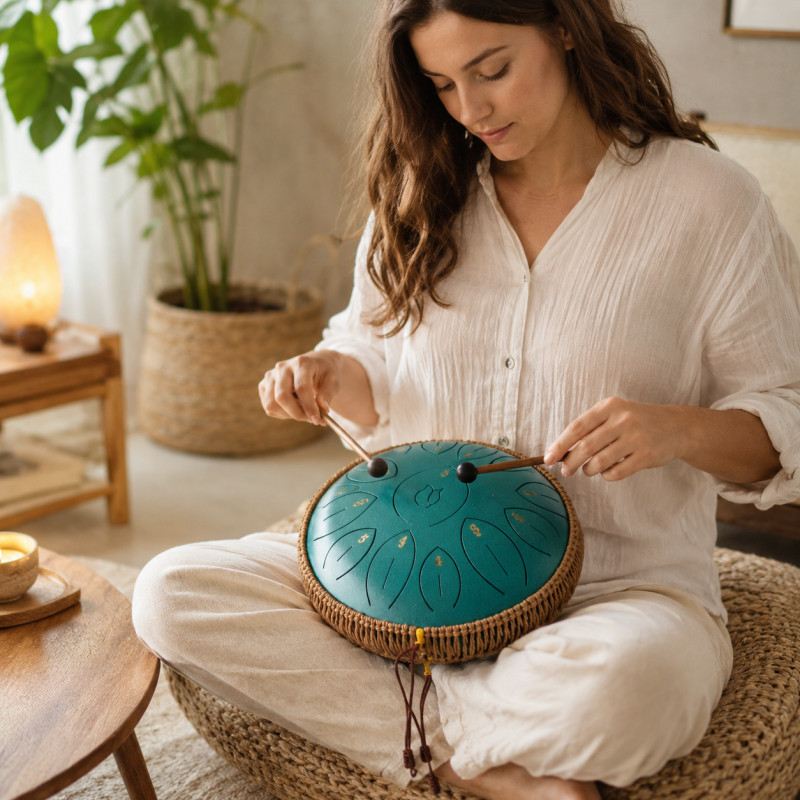 Steel Tongue Drum - 15 Notes