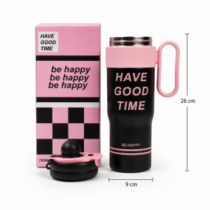 Insulated Vacuum Flask – Pink