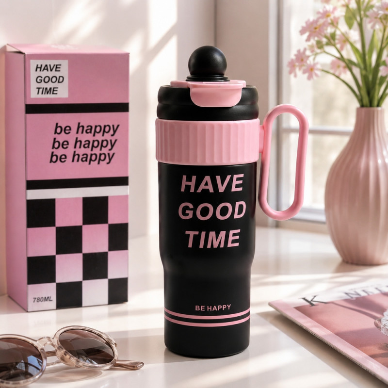 Insulated Vacuum Flask – Pink