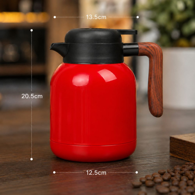 Professional Stainless Steel Thermal Coffee Carafe – Vacuum Insulated (20.5cm)