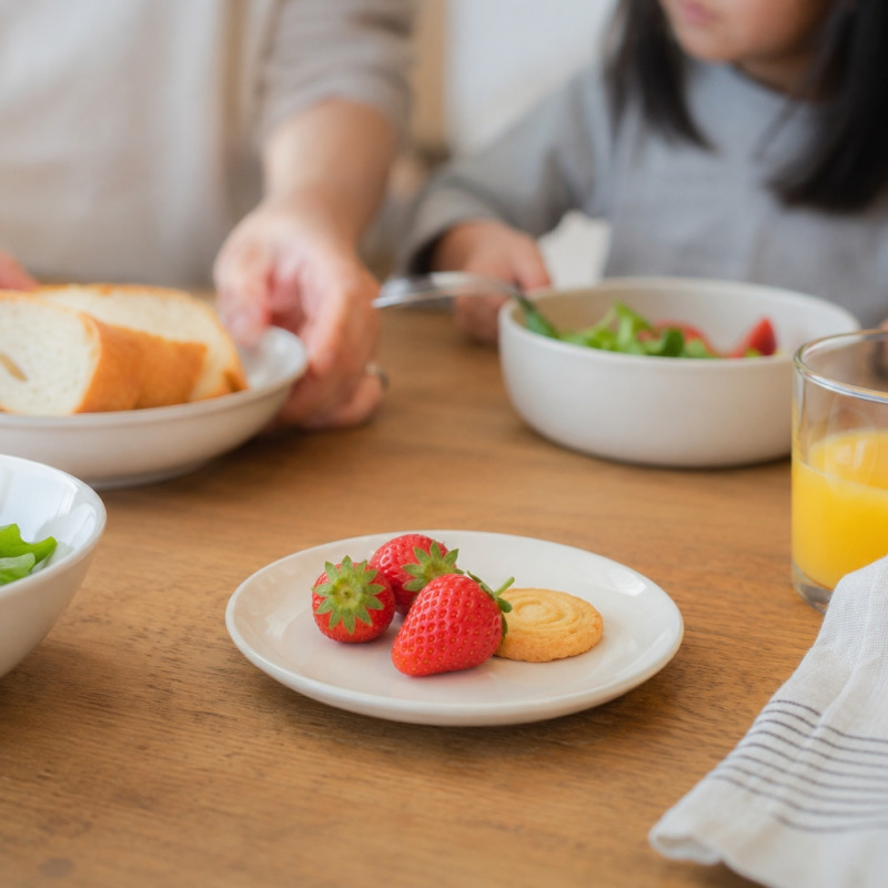 White Ceramic Plate – Classic