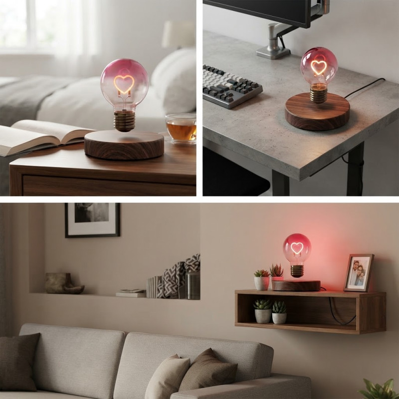 Magnetic Levitating Light
