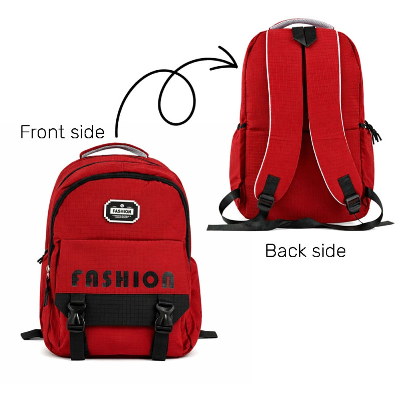 Urban Adventure High-Capacity Backpack – Radiant Red (46cm)