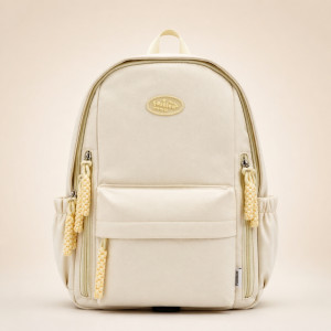 Chic Urban Lady’s Backpack – Timeless Ivory (42cm)