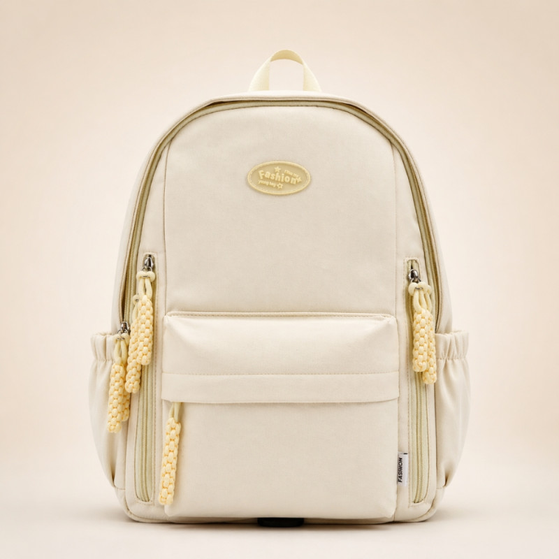 Chic Urban Lady’s Backpack – Timeless Ivory (42cm)
