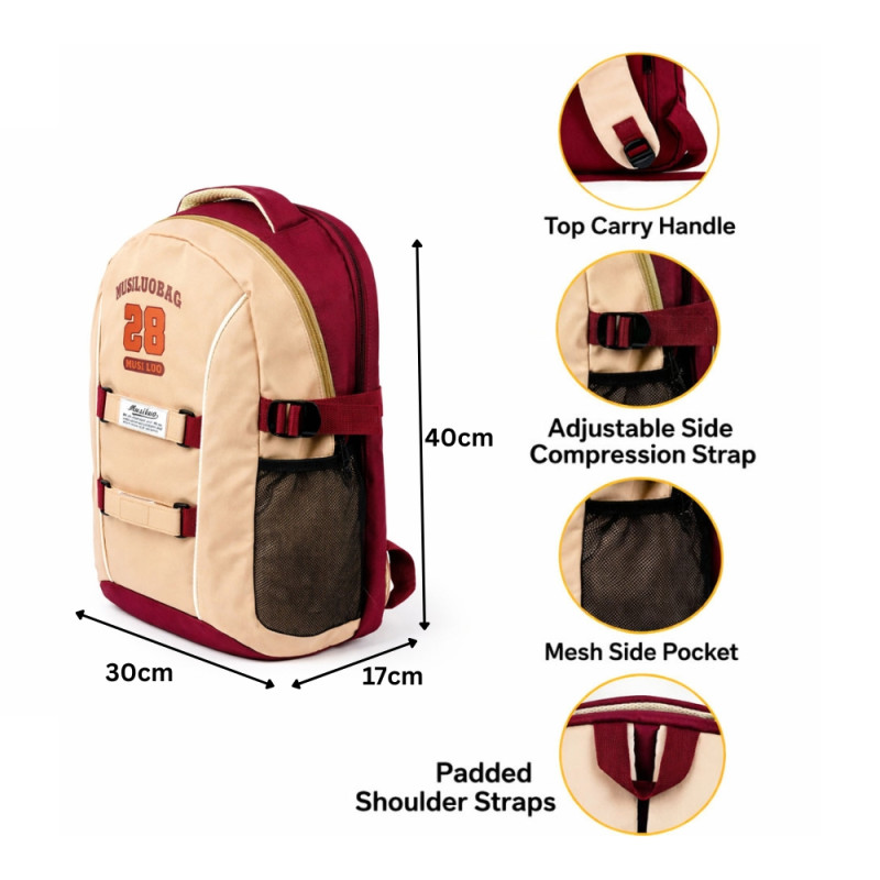 Urban Essential Everyday Backpack – Classic Ivory (40cm)