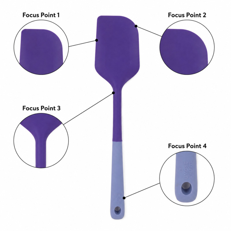Purple Silicone Spatula