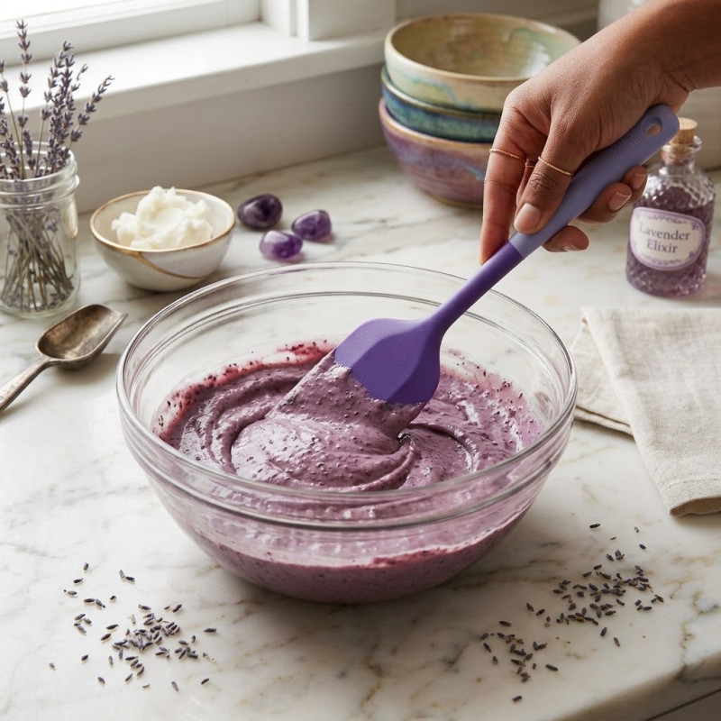Purple Silicone Spatula