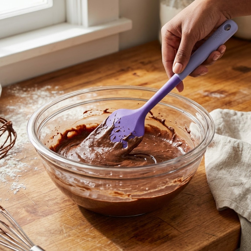 Purple Silicone Spatula