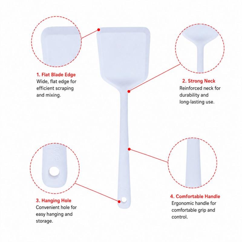 Flexible Flat Blade Spatula