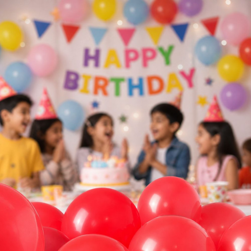 Professional Red Latex Party Balloons – Multi-Pack for Air or Helium