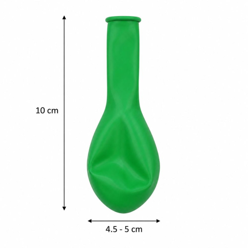 Professional Green Natural Rubber Latex Balloons – Eco-Friendly Event Decorations (10cm)