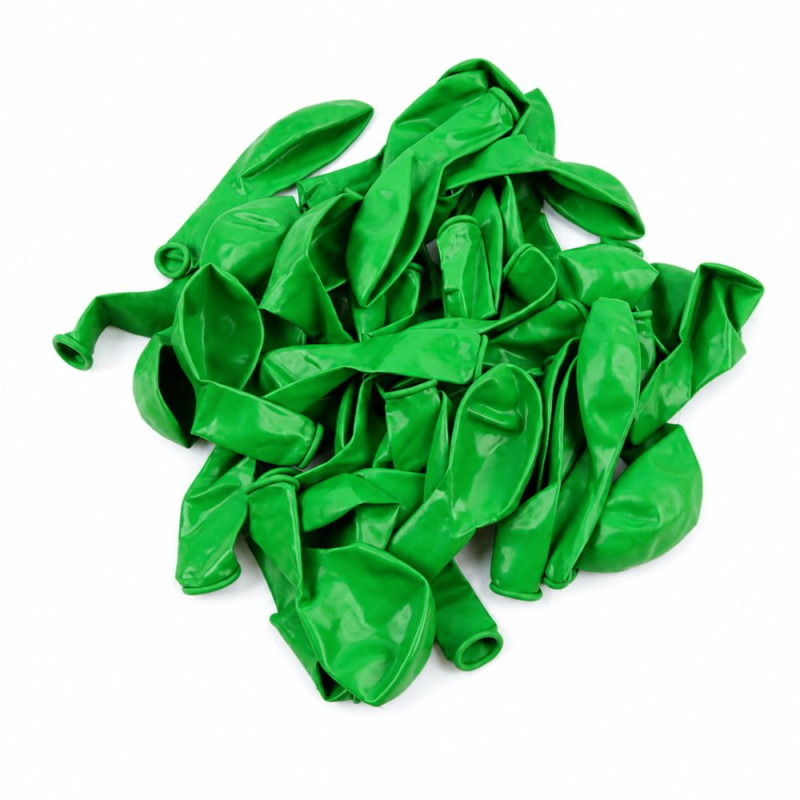 Professional Green Natural Rubber Latex Balloons – Eco-Friendly Event Decorations (10cm)