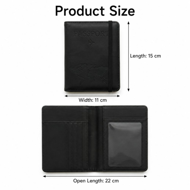 Passport Book – Black