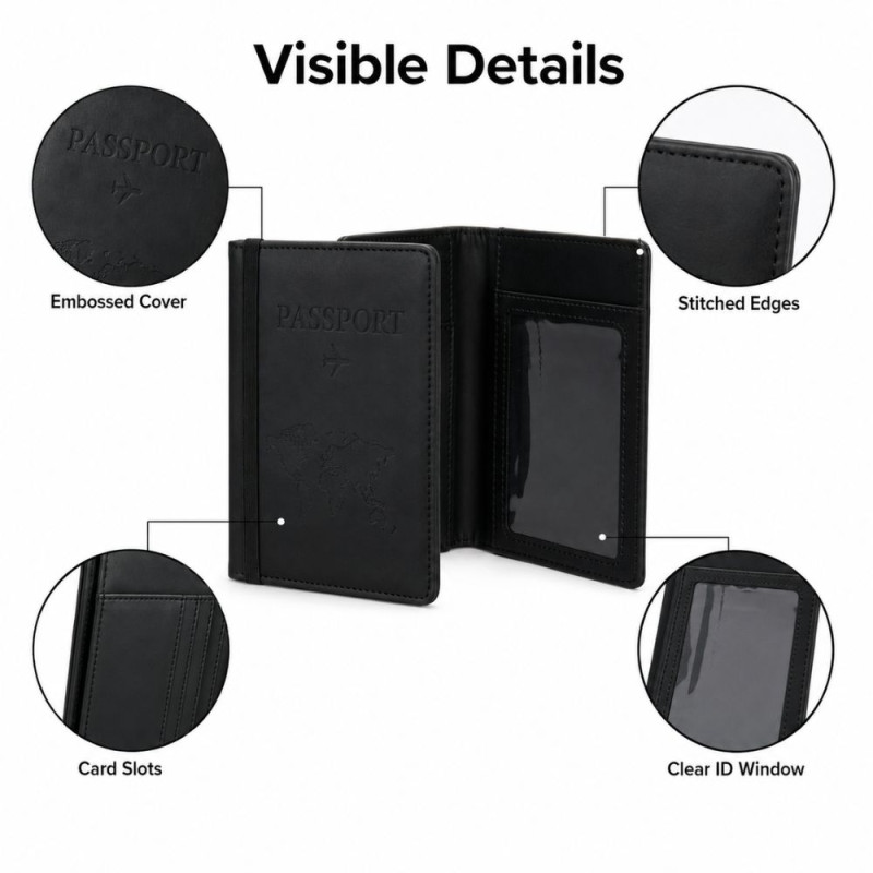 Passport Book – Black