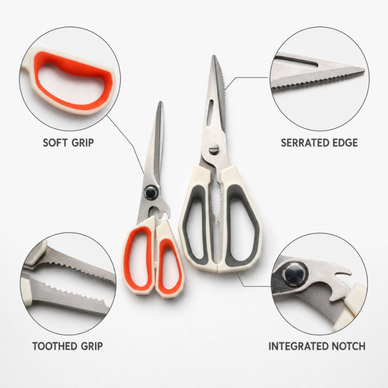 Kitchen Scissors Set - 2pcs