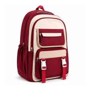 Urban Versatile Large-Capacity Backpack – Multi-Pocket Daily Daypack (46cm)