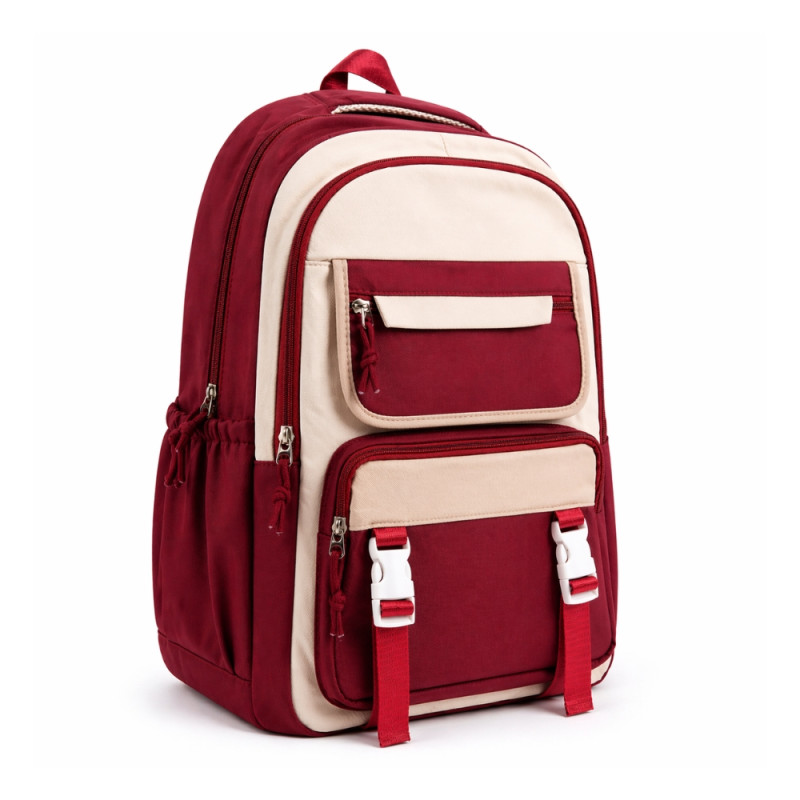 Urban Versatile Large-Capacity Backpack – Multi-Pocket Daily Daypack (46cm)