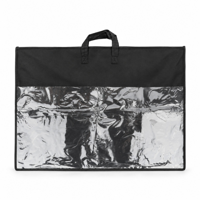 Lightweight and Portable Heavy-Duty Moving Bag for Clothes and Bedding – 55 x 78 cm – Black