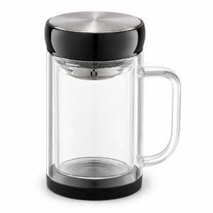 Elegant Ceramic Mug/Cup Set – Transparent Premium Finish (16 x 7cm)