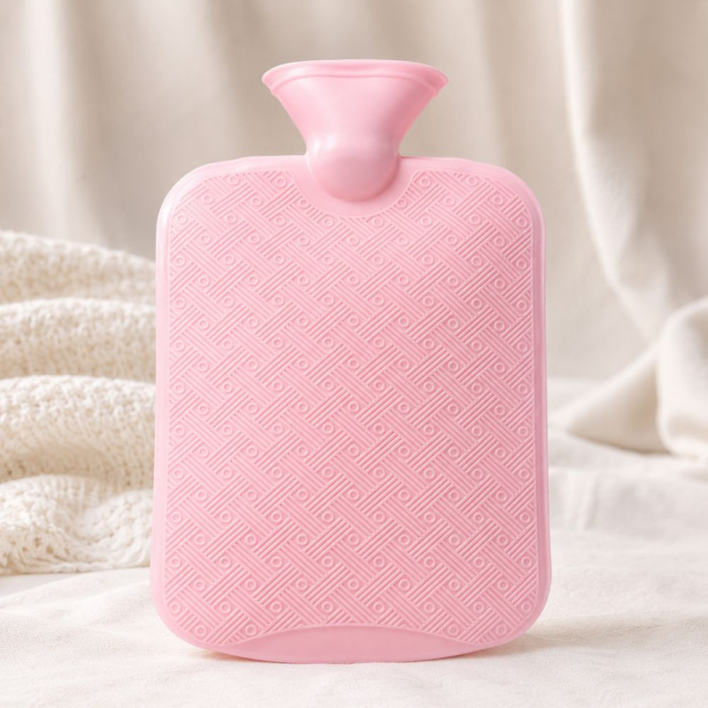 Pink Hot Water Bottle – Pink (34.5x19cm)