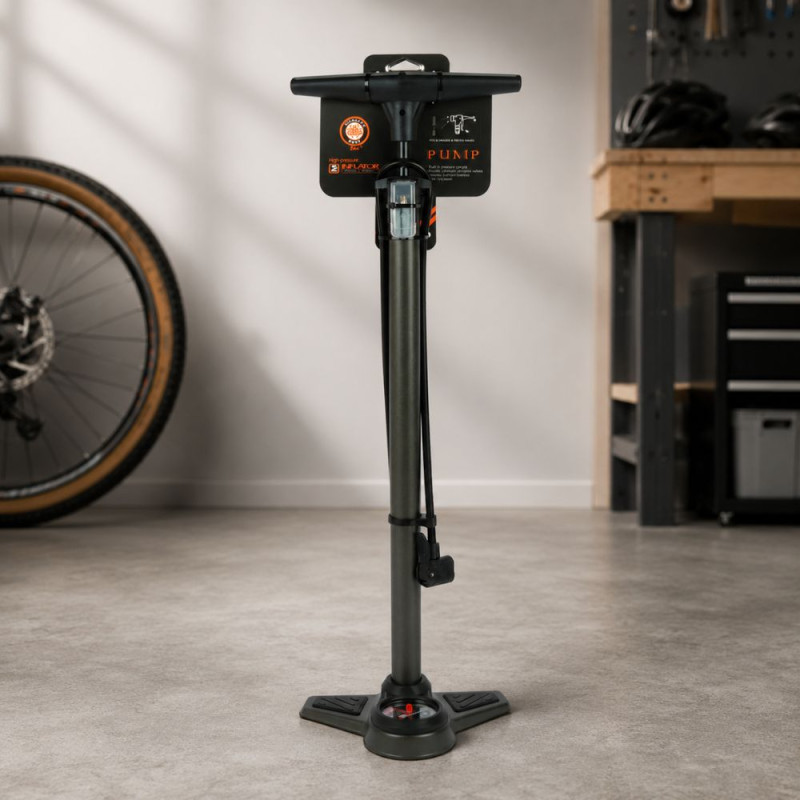 Bicycle Floor Pump – Compact